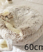 Cozy Paws Plush Pet Snuggle Bed