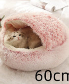Dog And Cat Bed Winter Round Plush - Plenory