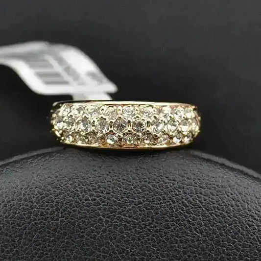 Fashion Pave Spot Drill Ring
