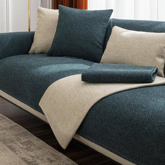 Four Seasons All-inclusive Cover Cloth Cover Cotton Linen Sofa Cushion