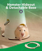 Hamster Water Bottle With Stand & Hideout Space 150ml - Plenory