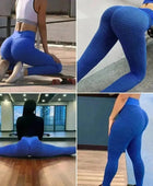 Leggings Women Butt Lifting Workout - Blue