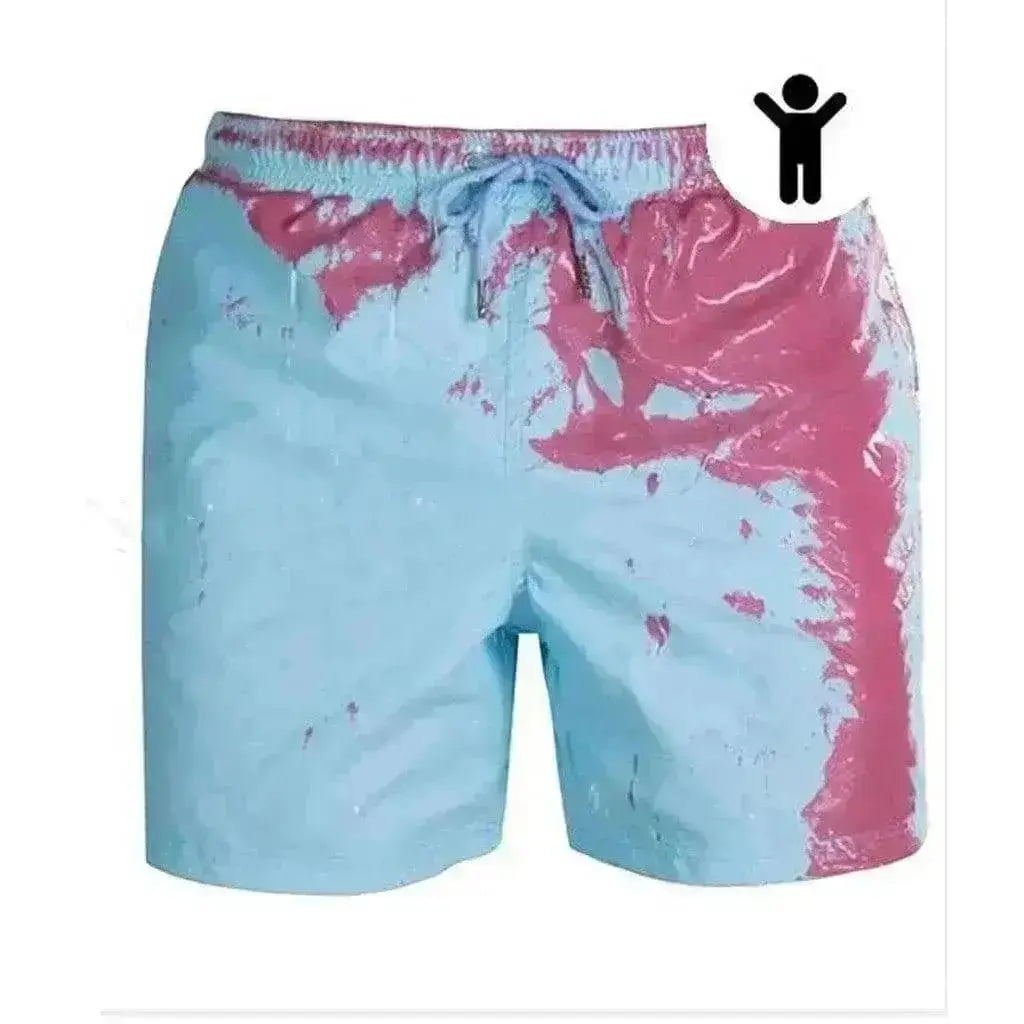 Magical Change Color Beach Shorts Summer Men