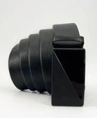 Microfiber PU Leather Ratchet Belt For Men