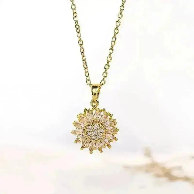 Necklace, Earrings and Ring - Classic Charm Sunflower