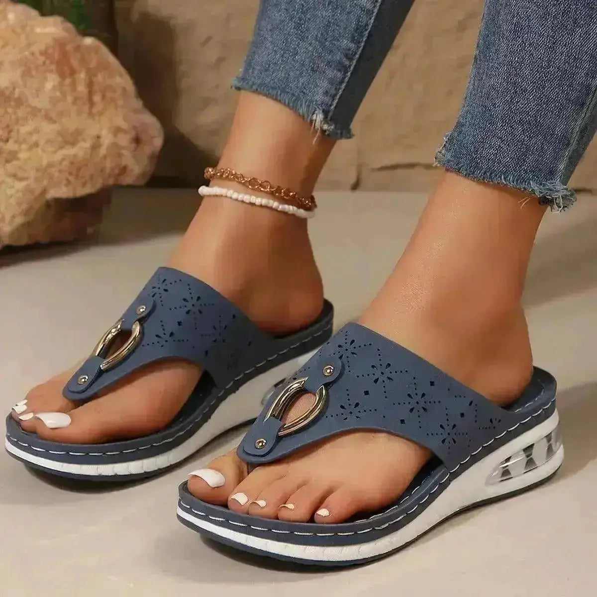 New Air Cushion Thong Sandals