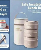 Portable Self-heating Thermal Insulation Lunch Box