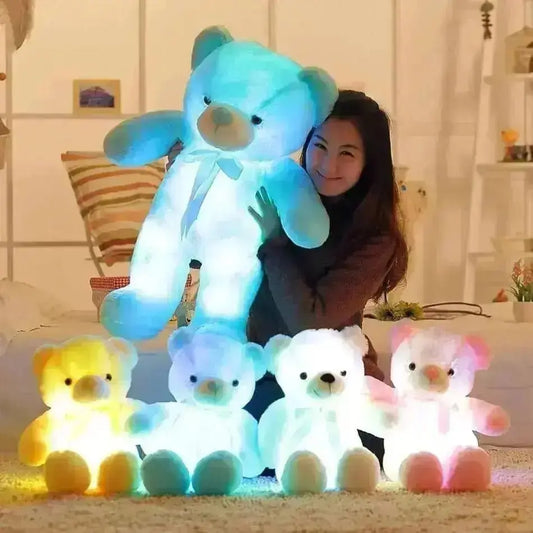 Starry Hug: Glowing Teddy Companion
