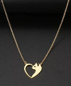 Women's Fashion Stainless Steel Cat Pendant Necklace
